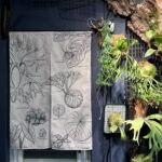 【植物勇者】日式觀葉好門簾/白色